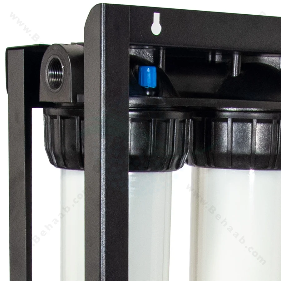 هوزینگ 20 اینچ 3 مرحله ورودی 3/4 اینچ - 3 stage 20 inch Slim Pre-water Filter System Soufilter