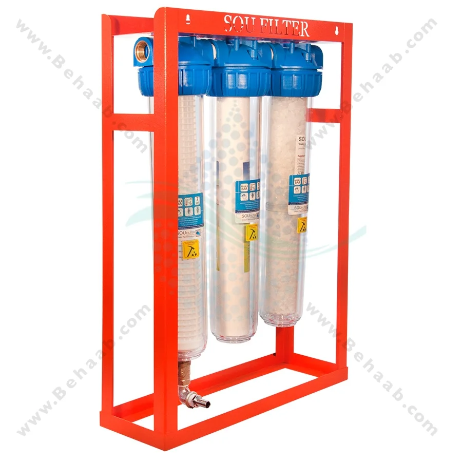 پیش تصفیه آب WHF30 توری الیاف پلی فسفات - Anti Scale Filter Polyphosphate with Model WHF30 NET - PP - PO Water Filter