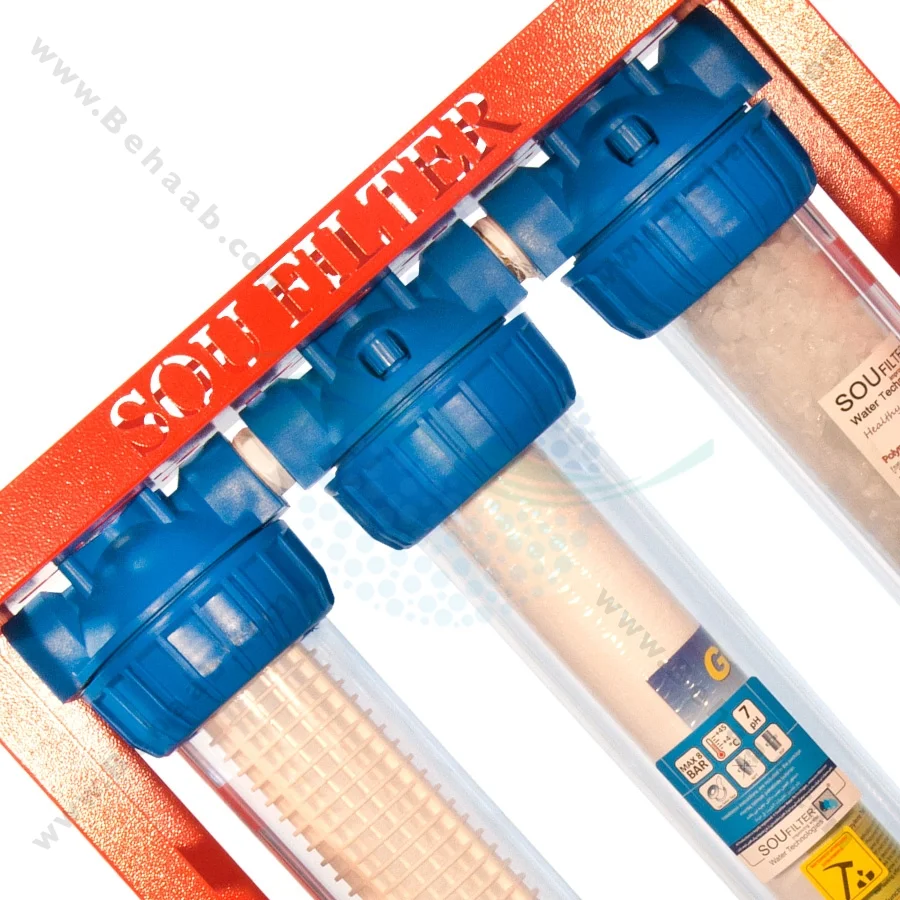 پیش تصفیه آب WHF30 توری الیاف پلی فسفات - Anti Scale Filter Polyphosphate with Model WHF30 NET - PP - PO Water Filter