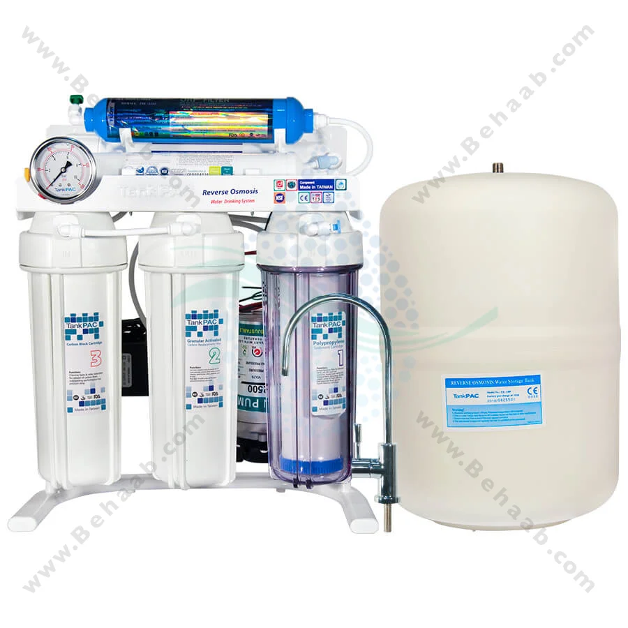 دستگاه تصفیه آب تانک پک 6 مرحله قلیایی - TankPAC 6Stage RO Water Purification System