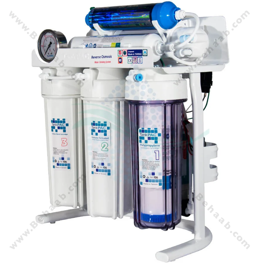 دستگاه تصفیه آب تانک پک 6 مرحله قلیایی - TankPAC 6Stage RO Water Purification System