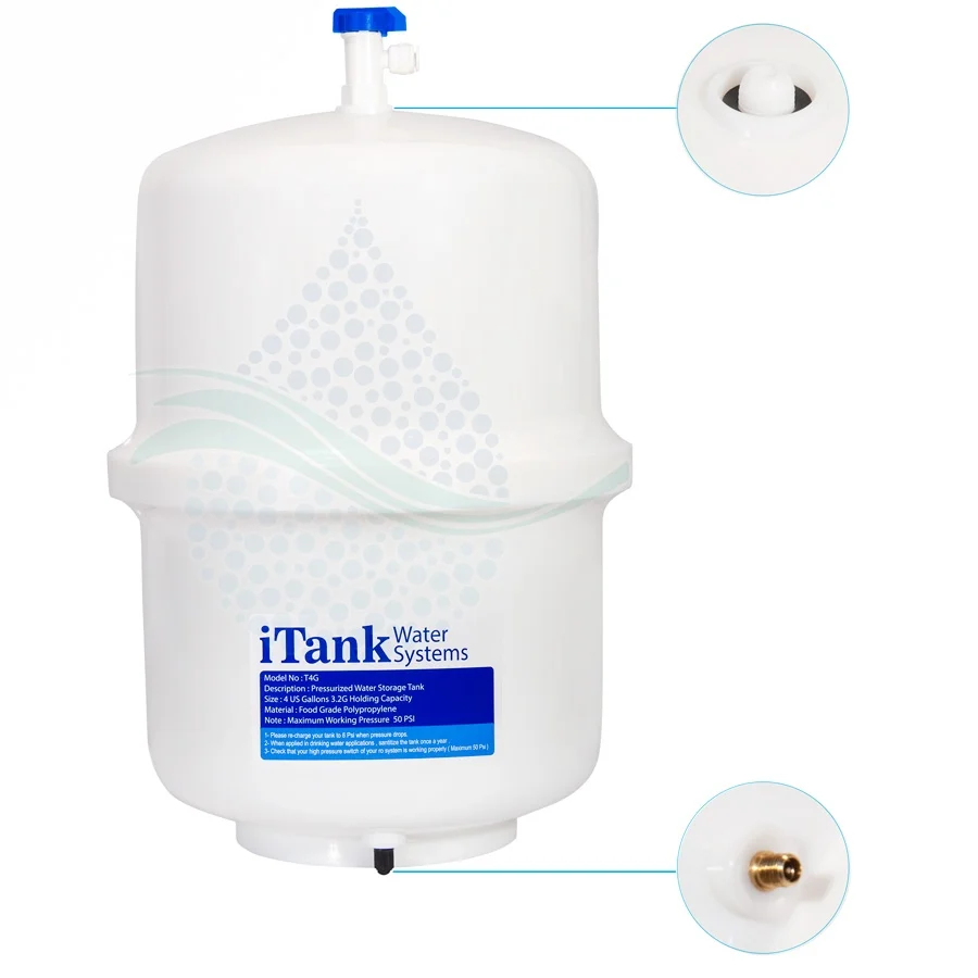 مخزن تصفیه آب 4 گالن آی تانک - Reverse Osmosis Water Storage Tank 4 Gallon iTank
