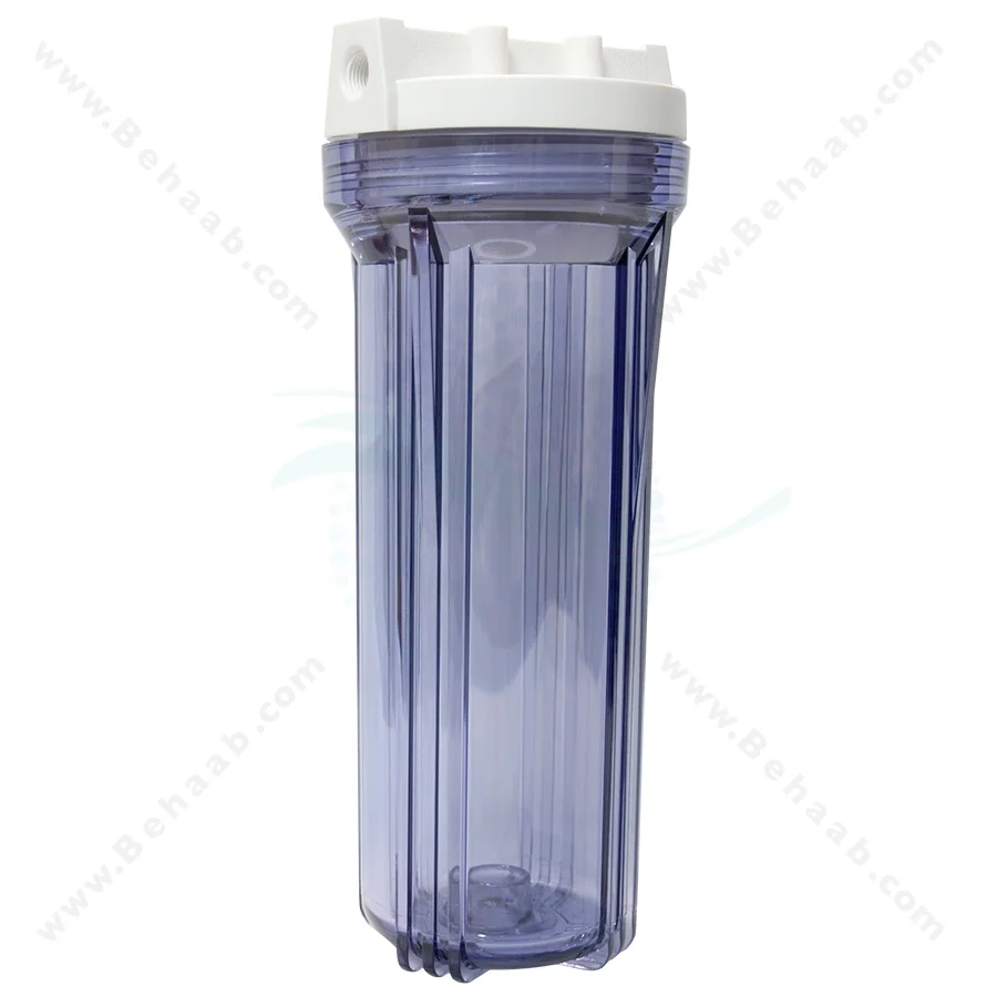 هوزینگ شفاف تصفیه آب خانگی مدلWFH_05 ایرانی - 10inch Transparent Standard Water Filter Housing Model WFH_05
