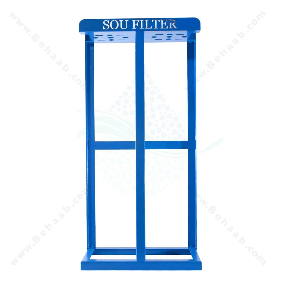 پایه پیش تصفیه آب دو مرحله سوفیلتر - Bracket SOU Filter 2Stage 20inch Jumbo
