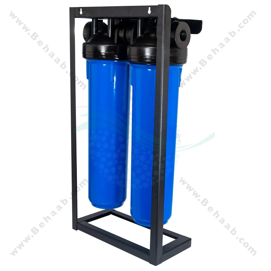 هوزینگ جامبو 20 اینچ 2 مرحله ورودی 1 اینچ - 2 stage 20 inch Jumbo Water Filter Housings Soufilter