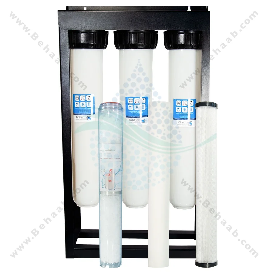 پیش تصفیه آب WHF31 پلی استر الیاف پلی فسفات - Anti Scale Filter Polyphosphate Model WHF31 with PS - PP - PO Water Filter