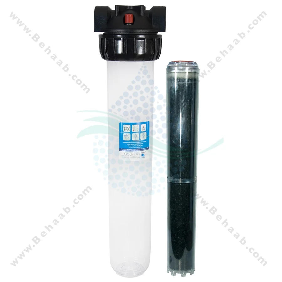 پیش تصفیه آب با فیلتر کربن 20 اینچ - Whole House Water Filtration System with GAC Water Filter