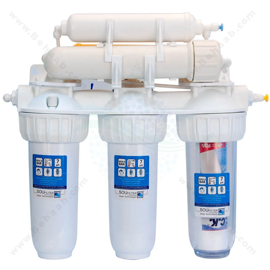 دستگاه تصفیه آب اسمز معکوس بدون برق - ULP 6Stage Reverse Osmosis Water Purification System