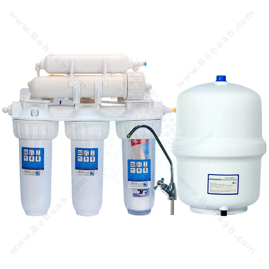 دستگاه تصفیه آب اسمز معکوس بدون برق - ULP 6Stage Reverse Osmosis Water Purification System