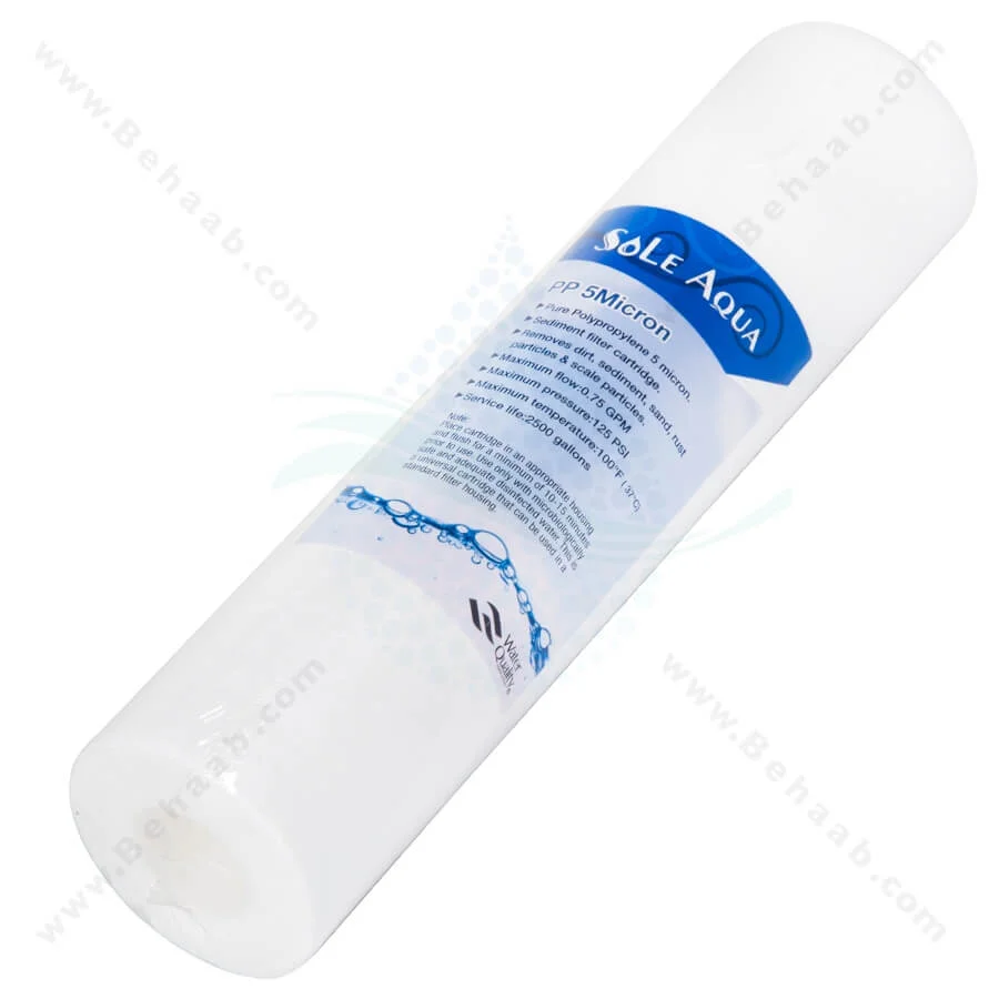 فیلتر الیافی سول آکوا - SOLE AQUA PP Filter 10 Inch