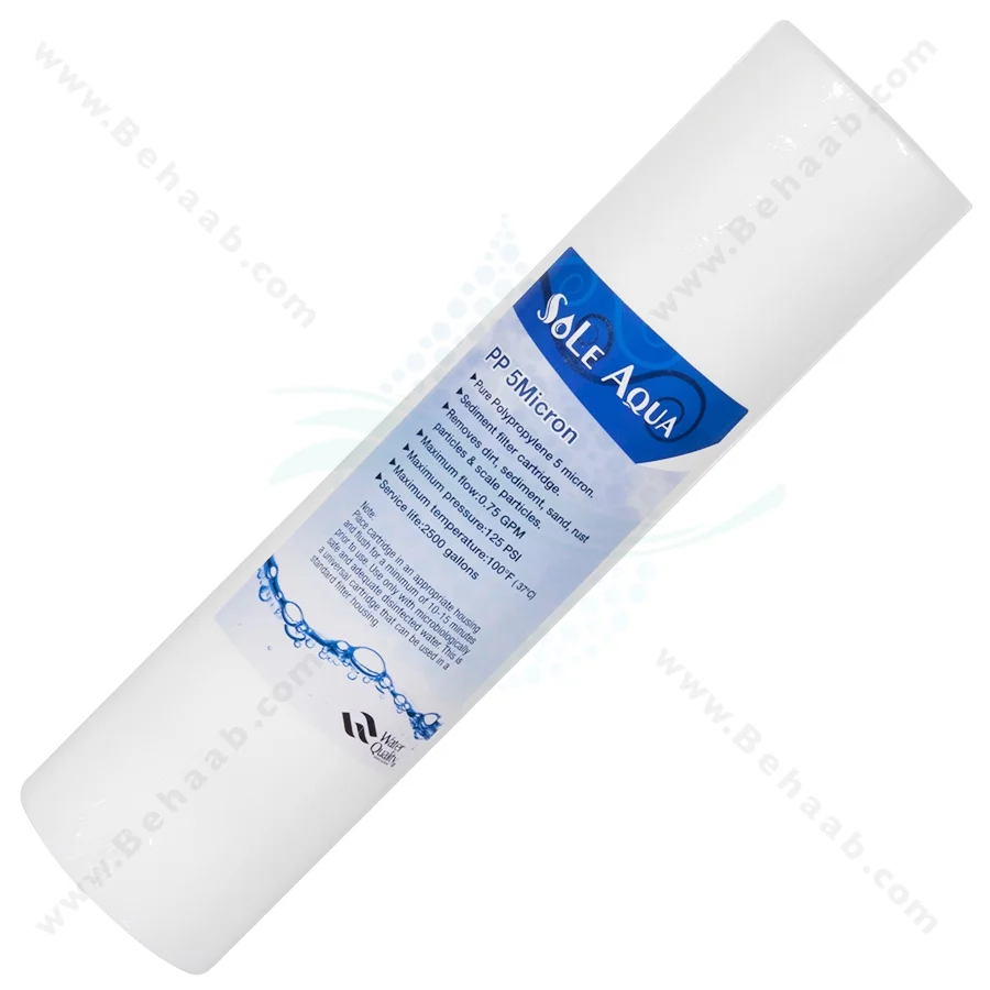 فیلتر الیافی سول آکوا - SOLE AQUA PP Filter 10 Inch
