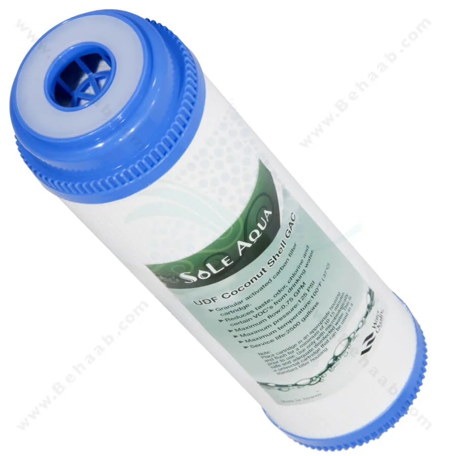 فیلتر کربن پودری سول آکوا تایوانی 10 اینچ - Sole Aqua Granular Activated Carbon Filter 10 Inch