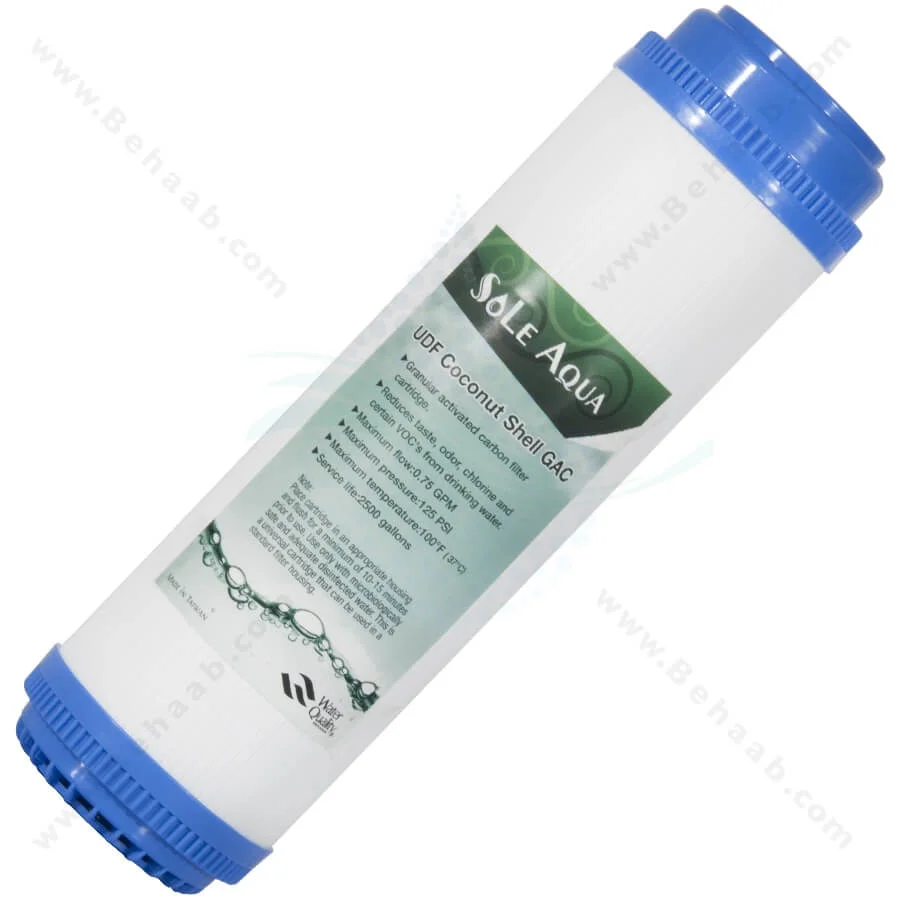 فیلتر کربن پودری سول آکوا تایوانی 10 اینچ - Sole Aqua Granular Activated Carbon Filter 10 Inch