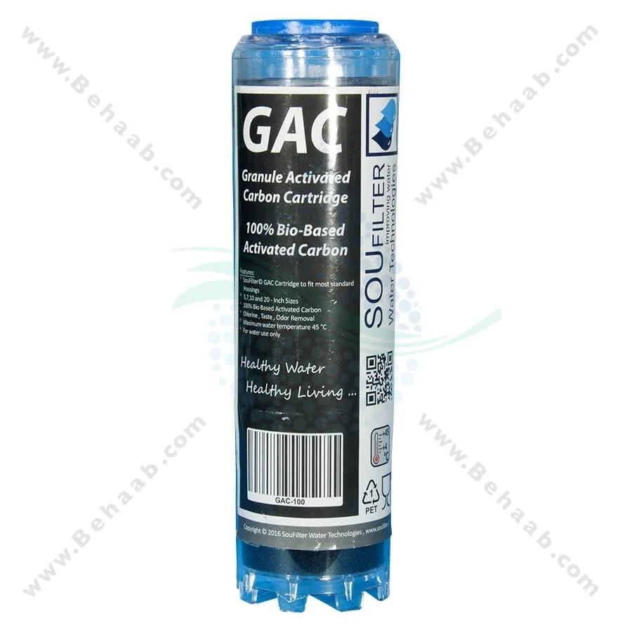 فیلتر کربن پودری سوفیلتر 10 اینچ - SOU Filter Granular Activated Carbon Filter 10 Inch