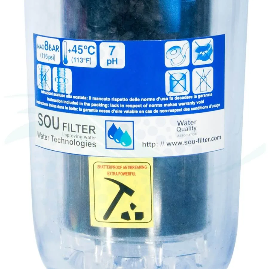 پیش تصفیه آب WHF77 الیاف کربن - Whole House Water Filtration System Model WHF77 with PP - GAC Water Filter