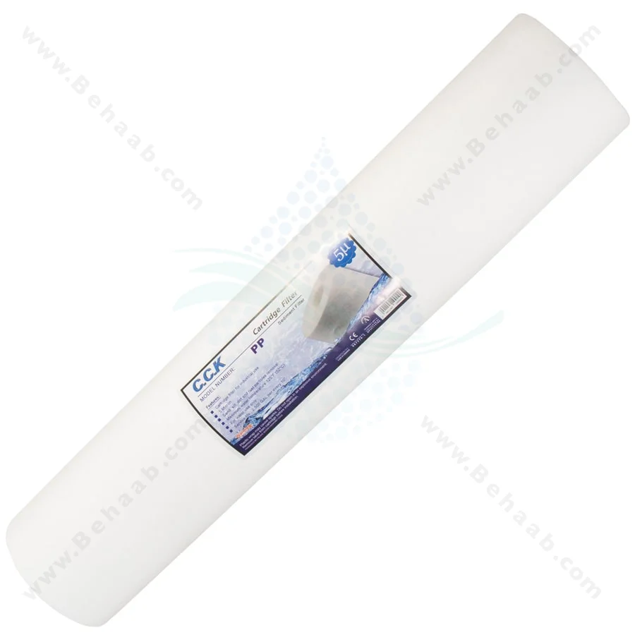 فیلتر الیافی 20 اینچ جامبو سی سی کا 5 میکرون - 20 inch Jumbo 5 Micron PP Sediment Water Filter Cartridge CCK