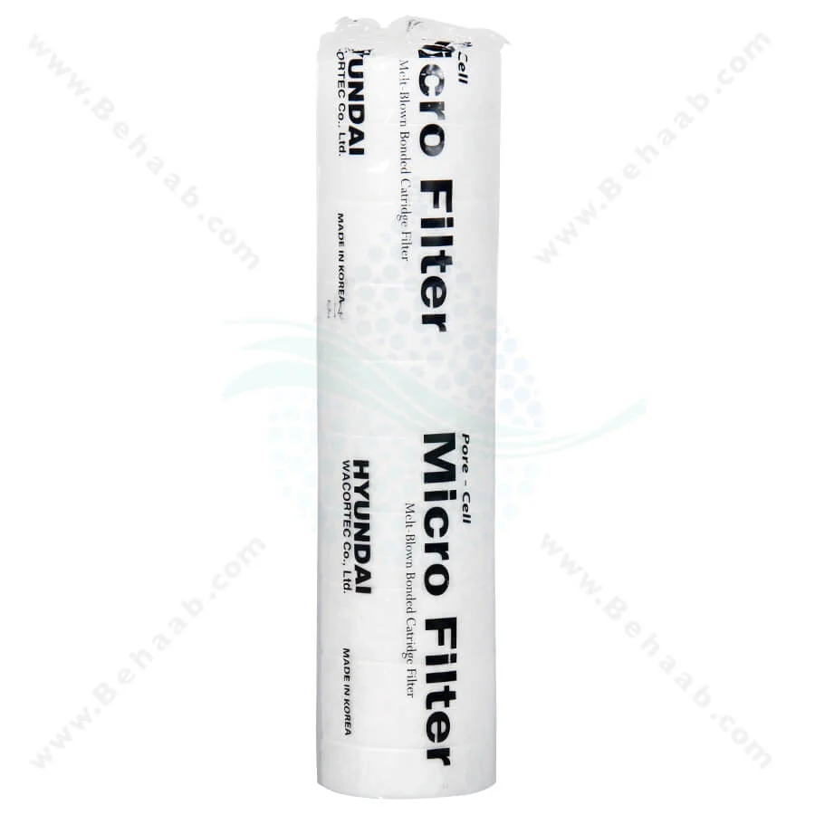فیلتر الیافی 10 اینچ 5 میکرون هیوندای - Home Sediment Polypropylene Filter Hyndai