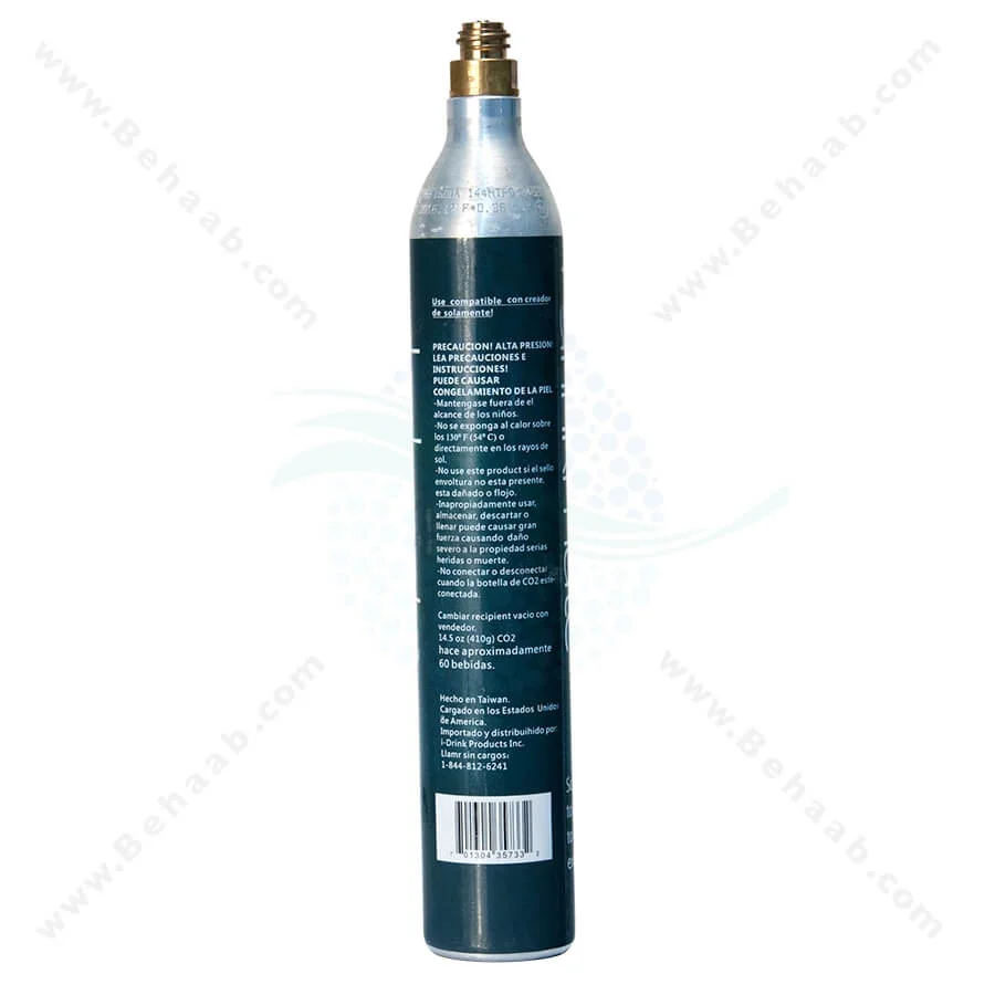 کپسول گاز سودا ساز آی سودا - iSODA CO2 Gas Cylinders for Sparkling Water Makers