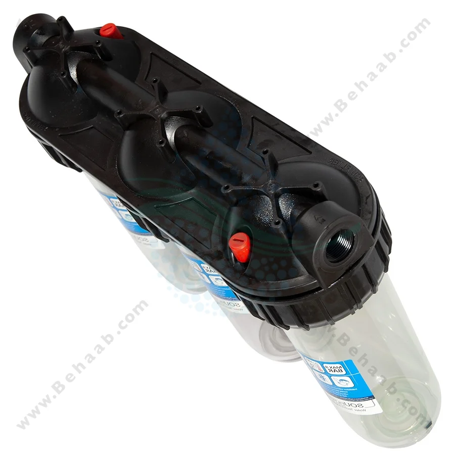 پیش تصفیه آب WHF54 توری الیاف کربن - Whole House Water Filtration System Model WHF54 with NET - PP - GAC Water Filter