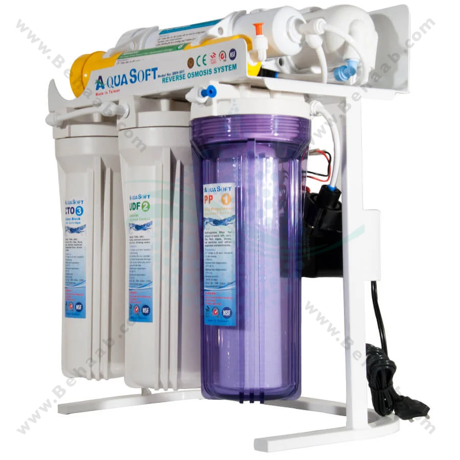 دستگاه تصفیه آب آکوا سافت 6 مرحله BEH-04 - AquaSoft BEH-S01 6Stage RO Water Purification System