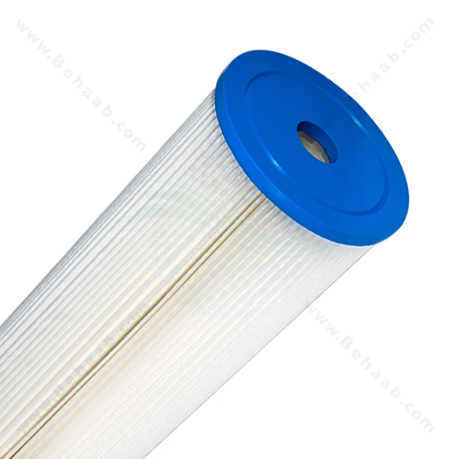 فیلتر پلی استر 20 اینچ جامبو 1 میکرون - Polyester Pleated Sediment Water Filter Washable