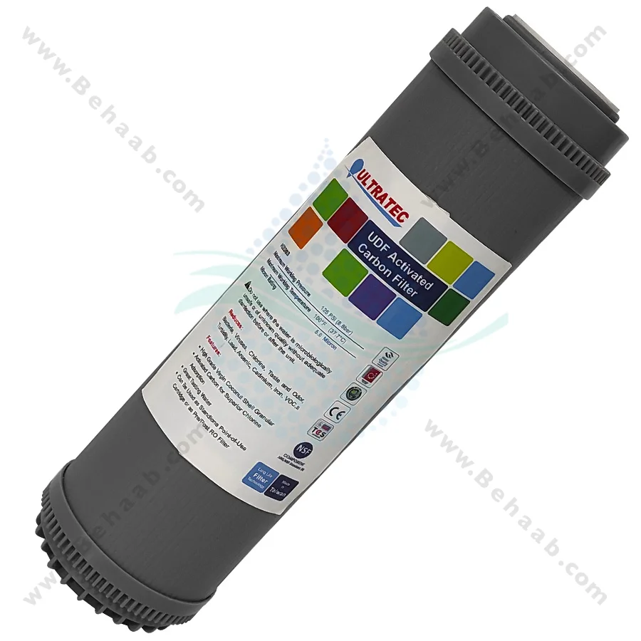 فیلتر کربن پودری UltraTec مرحله دوم دستگاه تصفیه آب - Granular Activated Carbon Water Filter UltraTec
