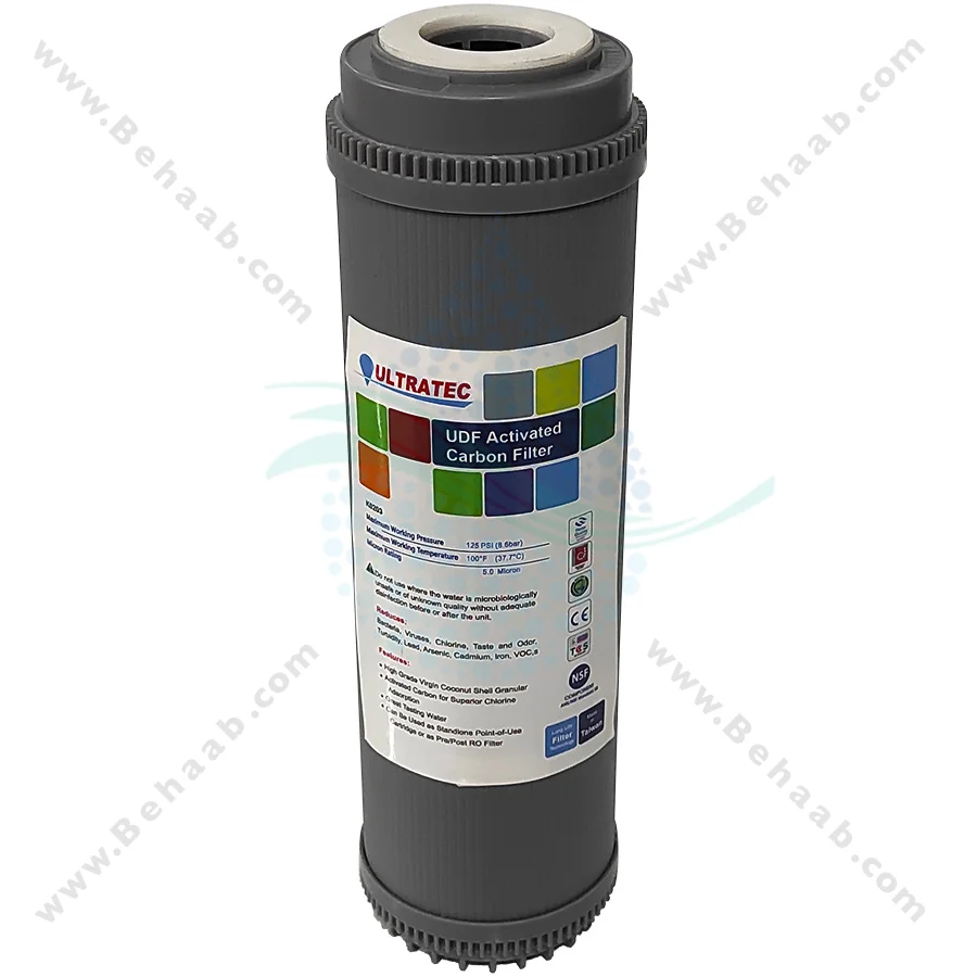 فیلتر کربن پودری UltraTec مرحله دوم دستگاه تصفیه آب - Granular Activated Carbon Water Filter UltraTec