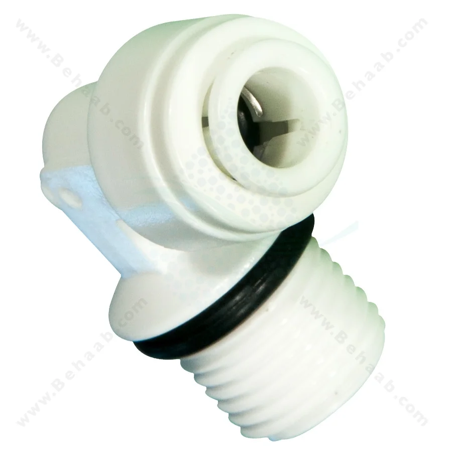 زانو یک چهارم رزوه به یک چهارم فیتینگی - RO Fitting Male Elbow