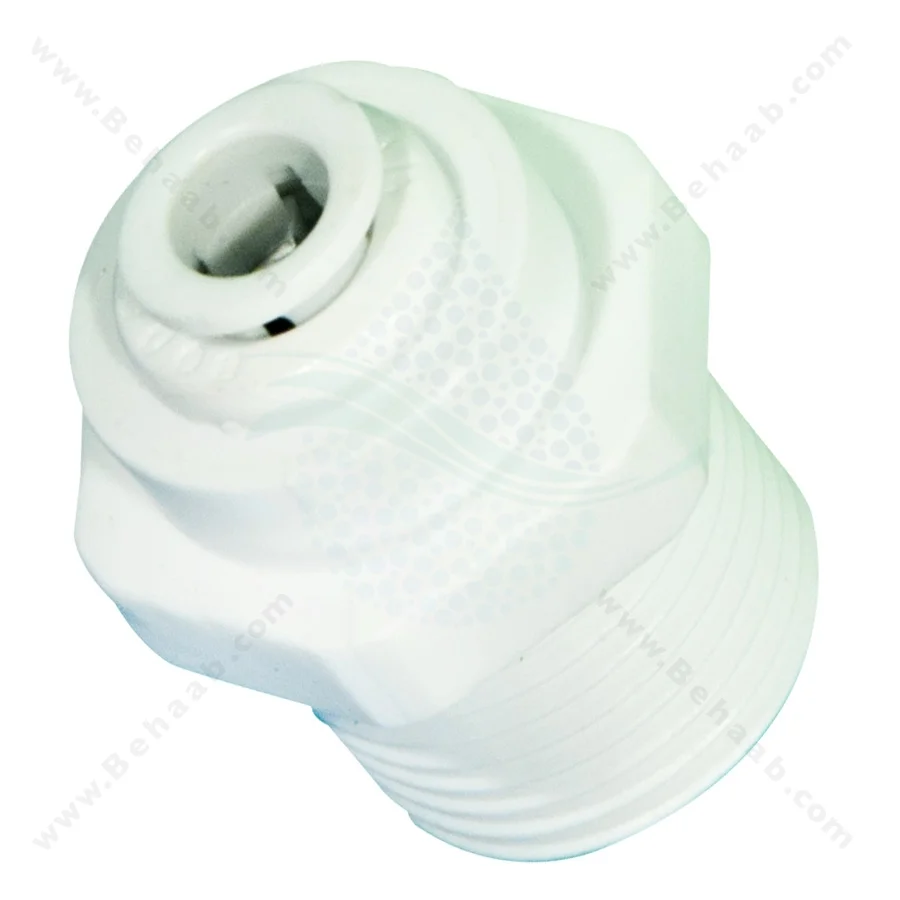 تبدیل یک دوم رزوه به یک چهارم فیتینگی - RO Fitting Male Connector