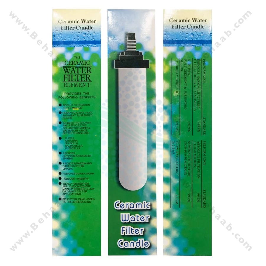 فیلتر سرامیکی تصفیه آب یکطرفه - Ceramic Water Filter Candle