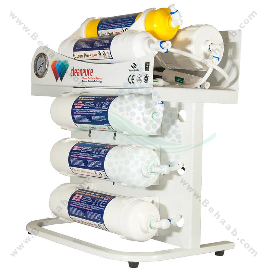 دستگاه تصفیه آب کلین پیور 6 مرحله اینلاین - CleanPure 6Stage RO Water Purification System