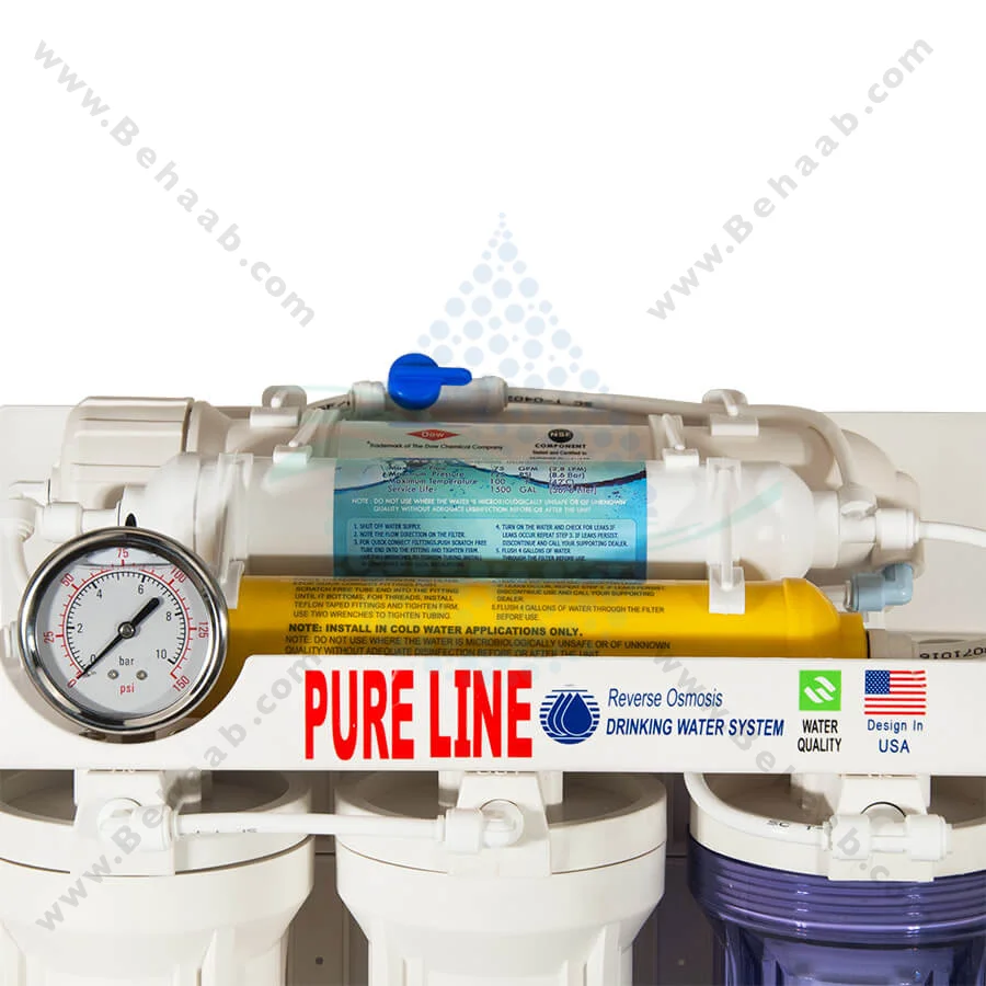 دستگاه تصفیه آب پیورلاین 6 مرحله PL-02 - Pureline PL-02 6Stage RO Water Purification System