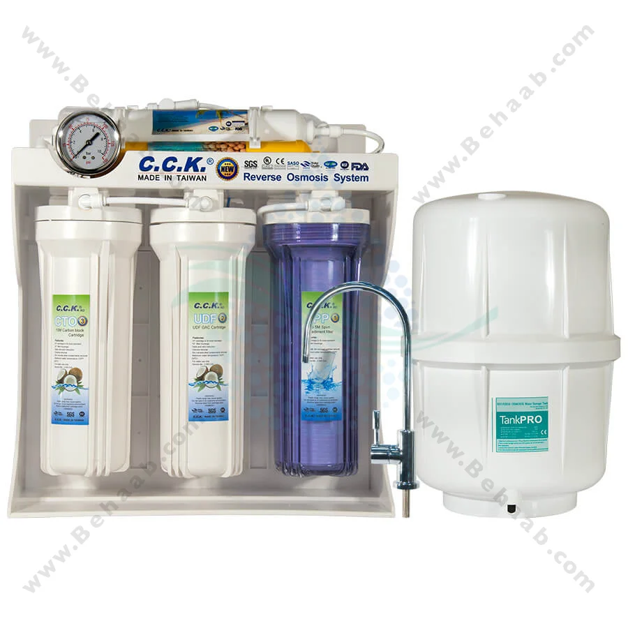 دستگاه تصفیه آب سی سی کا 6 مرحله CK-02 - CCK CK-02 6Stage RO Water Purification System