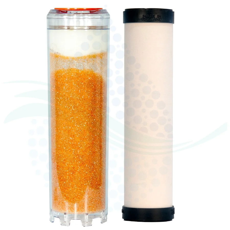 رسوب گیر کولر آبی با فیلتر سرامیک و رزینی 10 اینچ - Anti Scaling Swamp Water Filter Cooler with Ceramic and Resin 10 inch