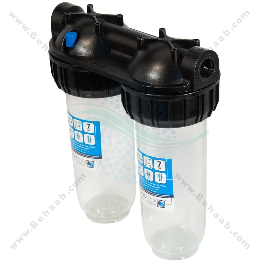 رسوب گیر کولر آبی با فیلتر سرامیک و رزینی 10 اینچ - Anti Scaling Swamp Water Filter Cooler with Ceramic and Resin 10 inch