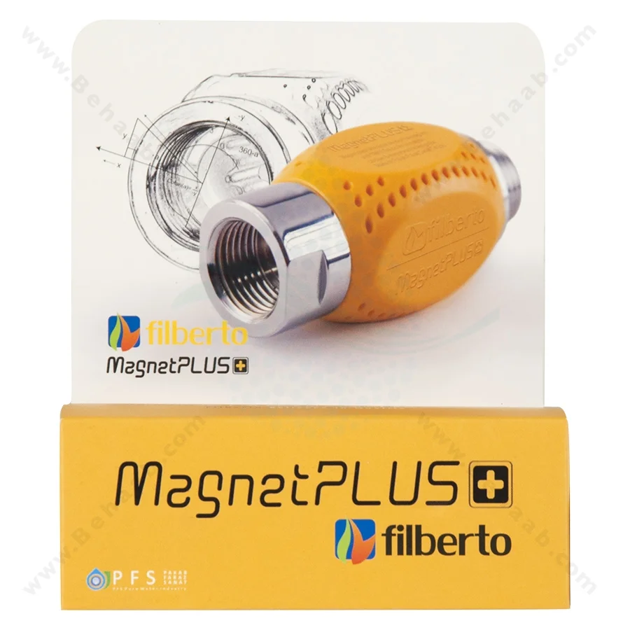 رسوب گیر مغناطیسی پکیج و آبگرمکن فیلبرتو مدل مگنت پلاس - Magnetic water Filter Limescae Heating System Magnet Plus