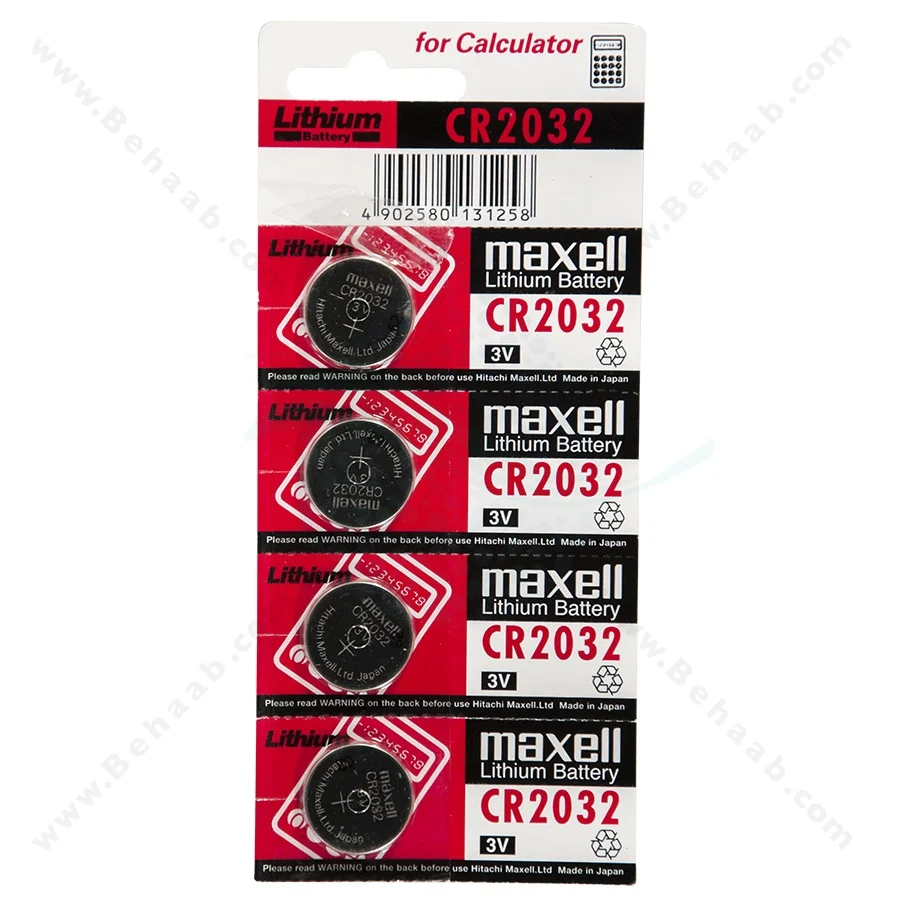 باتری سکه ای مکسل مدل CR2032 بسته 5 عددی - Maxell CR2032 Coin Type 3V Lithium Battery