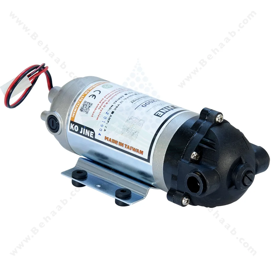 پمپ و ترانس نیمه صنعتی کوجین - Booster Pump with Transformer Adapter for Reverse Osmosis System Kojine