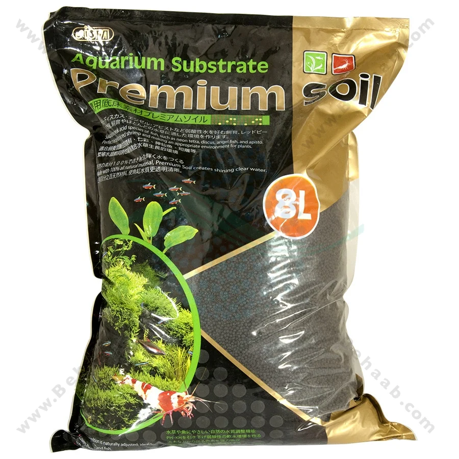 خاک آکواریوم پلنت برند ISTA ژاپن - پرمیوم 8 لیتر - Aquarium Substrate Premium Soil ISTA