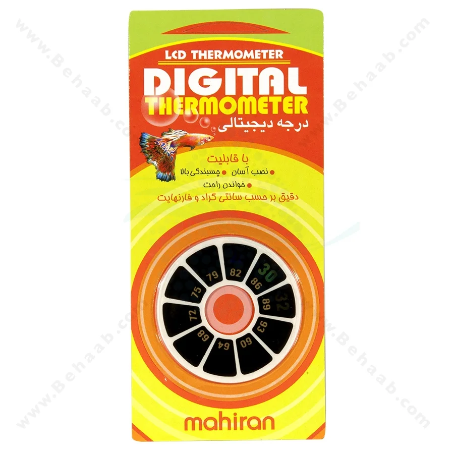 دماسنج نواری آکواریوم ماهیران مدل 001 - Digital Aquarium Thermometers