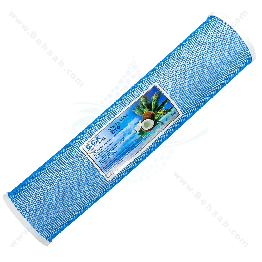 فیلتر کربن بلاک 20 اینچ جامبو سی سی کا - 20inch Carbon Block Filter Cartridge CCK