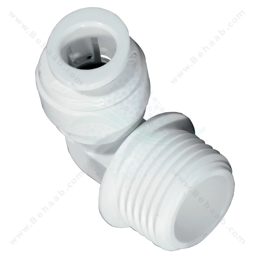 زانو یک دوم رزوه به سه هشتم فیتینگی - Male Elbow Semi-Industrial