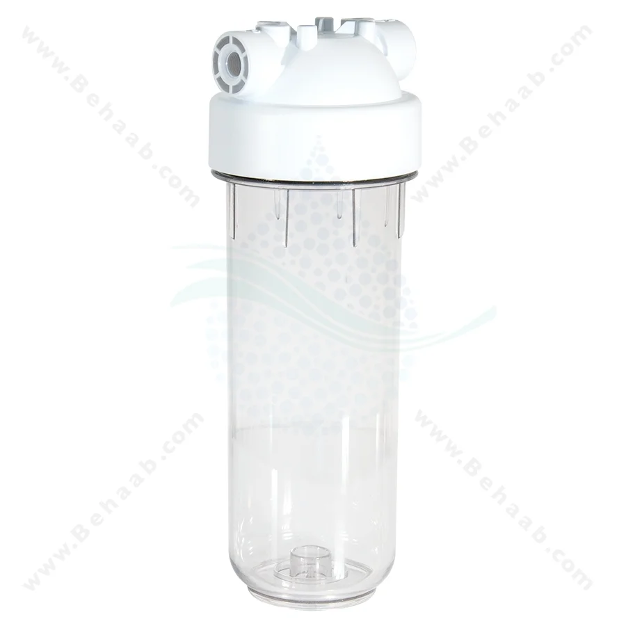 هوزینگ شفاف تصفیه آب خانگی سوفیلتر دبل اورینگ ایرانی - 10inch Transparent Standard Water Filter Housing SouFilter