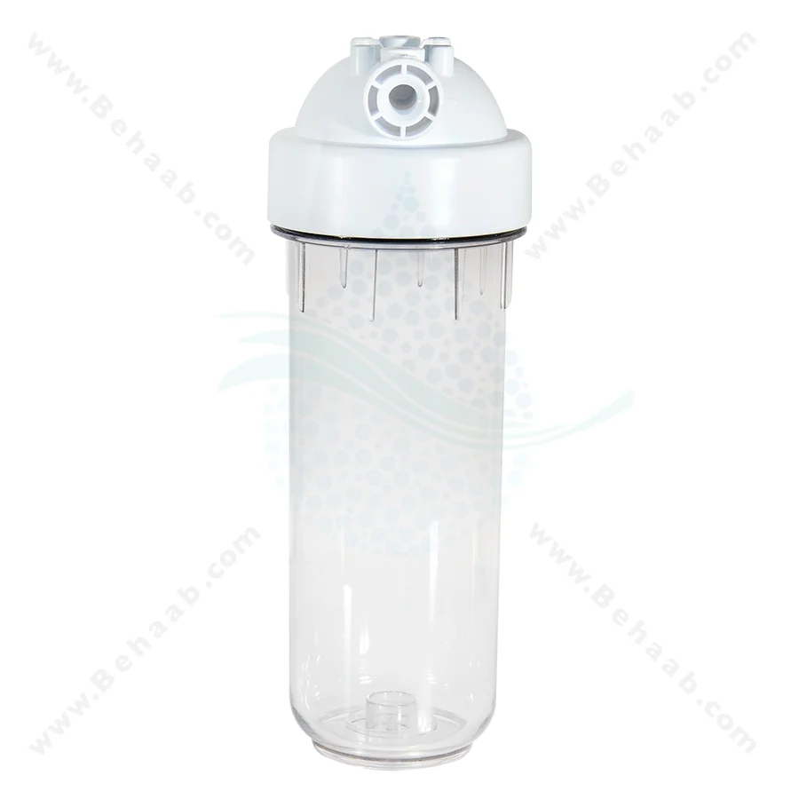 هوزینگ شفاف تصفیه آب خانگی سوفیلتر دبل اورینگ ایرانی - 10inch Transparent Standard Water Filter Housing SouFilter