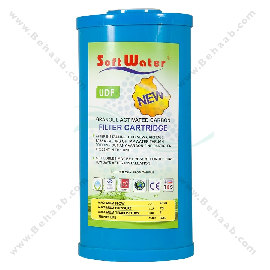 فیلتر کربن گرانول 10 اینچ جامبو سافت واتر - 10 Inch Jumbo Granular Activated Carbon Water Filter Cartridge Soft Water