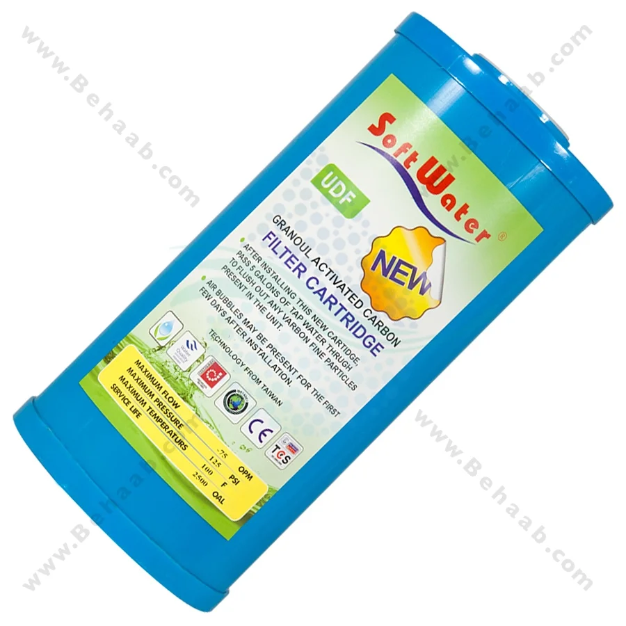 فیلتر کربن گرانول 10 اینچ جامبو سافت واتر - 10 Inch Jumbo Granular Activated Carbon Water Filter Cartridge Soft Water