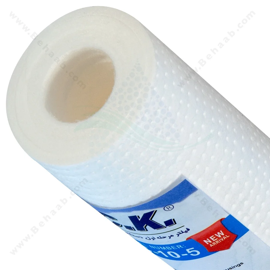 فیلتر الیافی سی سی کا 5 میکرون مدل SC-10-5 - CCK Polypropylene Sediment Filter for Water Purifier