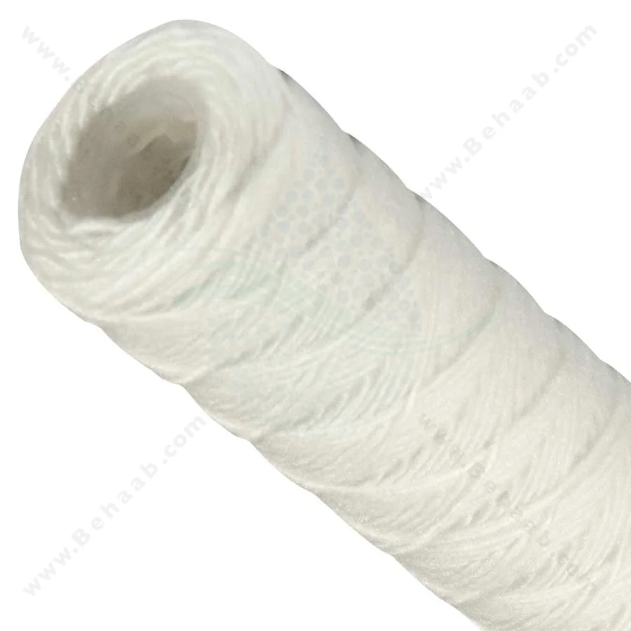 فیلتر نخ تابیده 20 اینچ اسلیم سی سی کا 5 میکرون مدل SC-20W-5 - 20 inch 5 Micron Slim String Wound Sediment Filter CCK Model SC-20W-5
