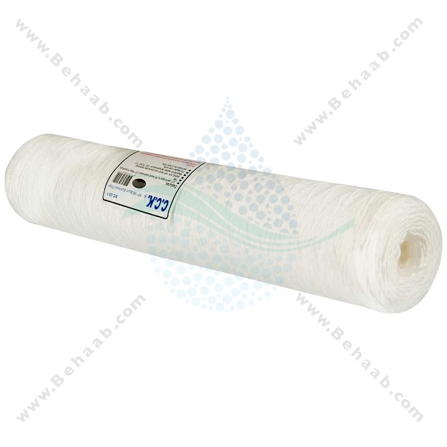 فیلتر نخ تابیده 20 اینچ جامبو سی سی کا 1 میکرون - 20 Inch 1 Micron Jumbo String Wound Sediment Water Filter Cartridge CCK