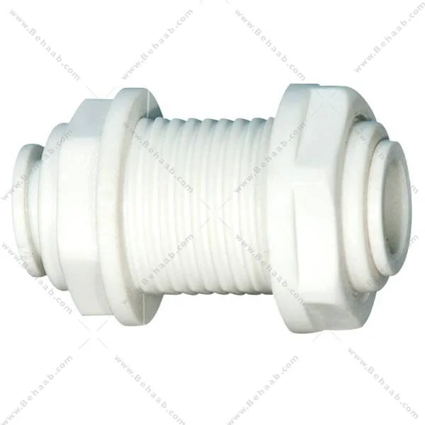 بالک هد سه هشتم به سه هشتم فیتینگی وسط رزوه یک دوم - Ro Fittings Bulkhead Connector Semi-Industrial